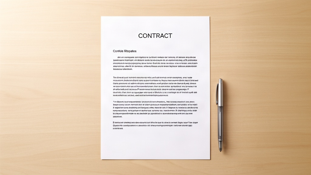 Leitura cuidadosa de um contrato de negociação para garantir condições justas